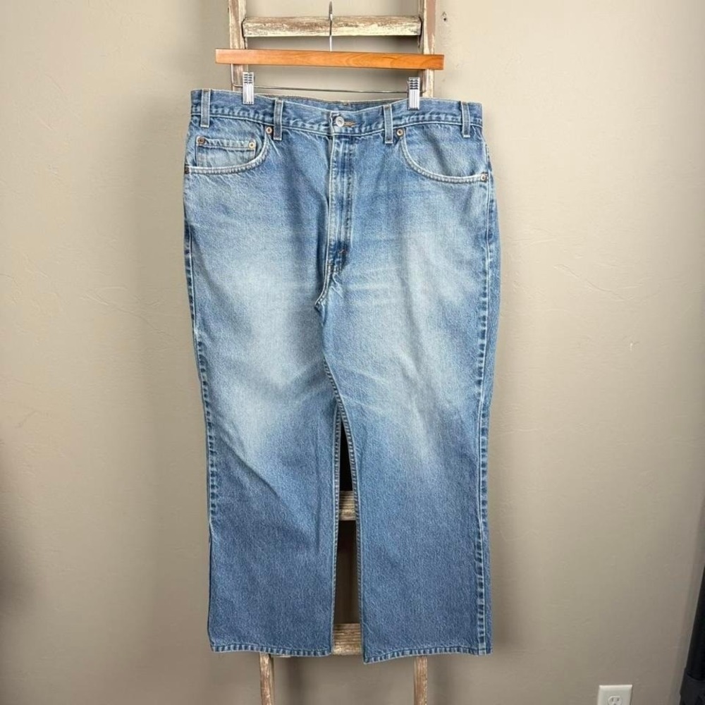 Vintage 2000 Levi 517 Bootcut Lightwash Denim Jeans size 38x26.5